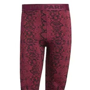 NWT Adidas Ivy Park Cherry Wood Red/Black Tights Leggings M